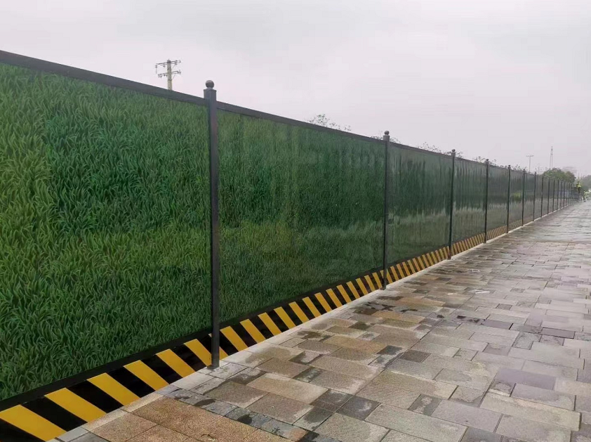 黄浦小草围挡